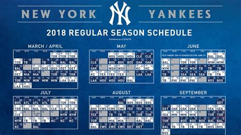 new york yankees schedule 2022